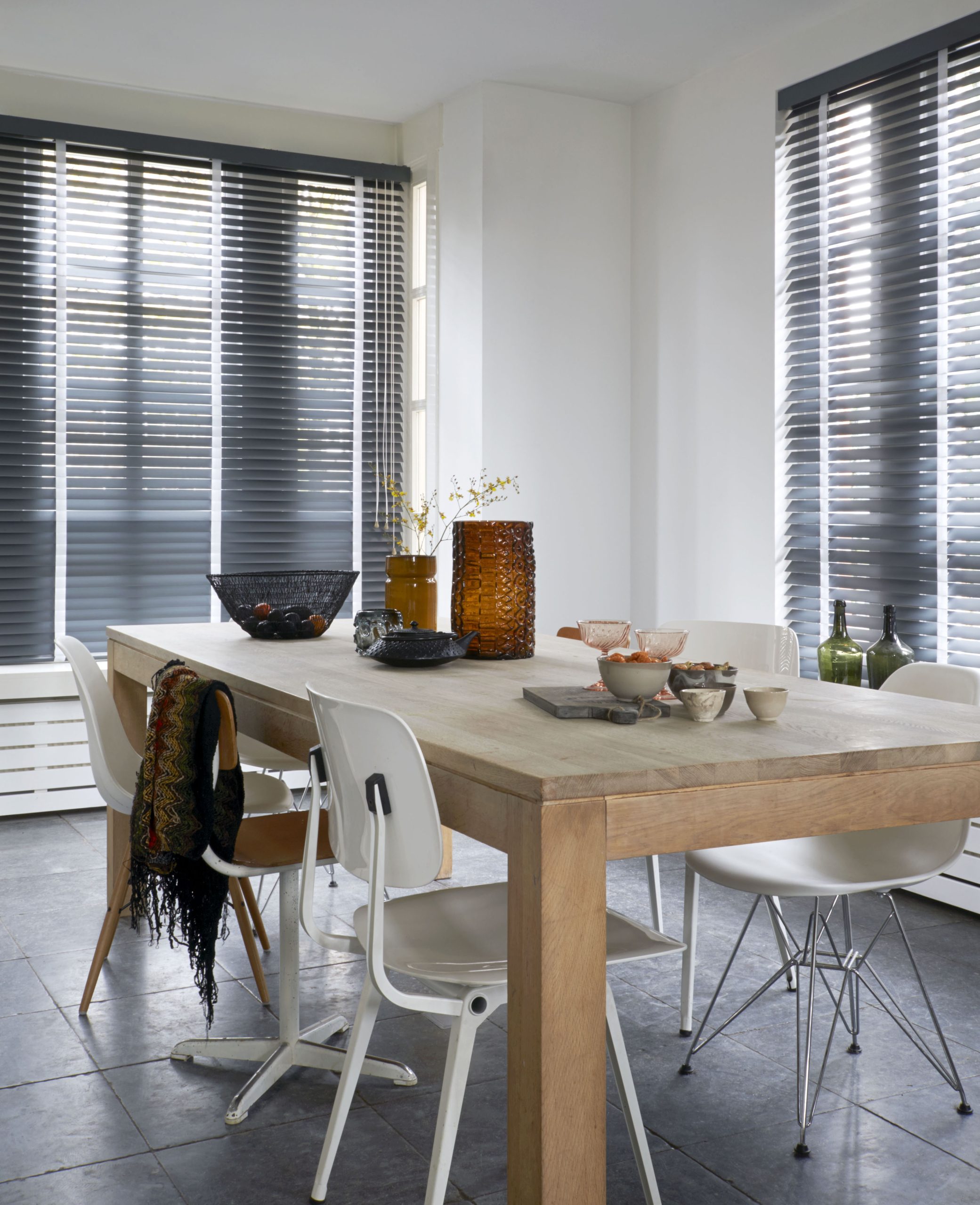 Houten jaloezieën bij de Woonspecialist