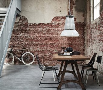 Vloeren – premium vinyl – Tarkett – grijs – Almara – betonlook – eetkamer – liggend