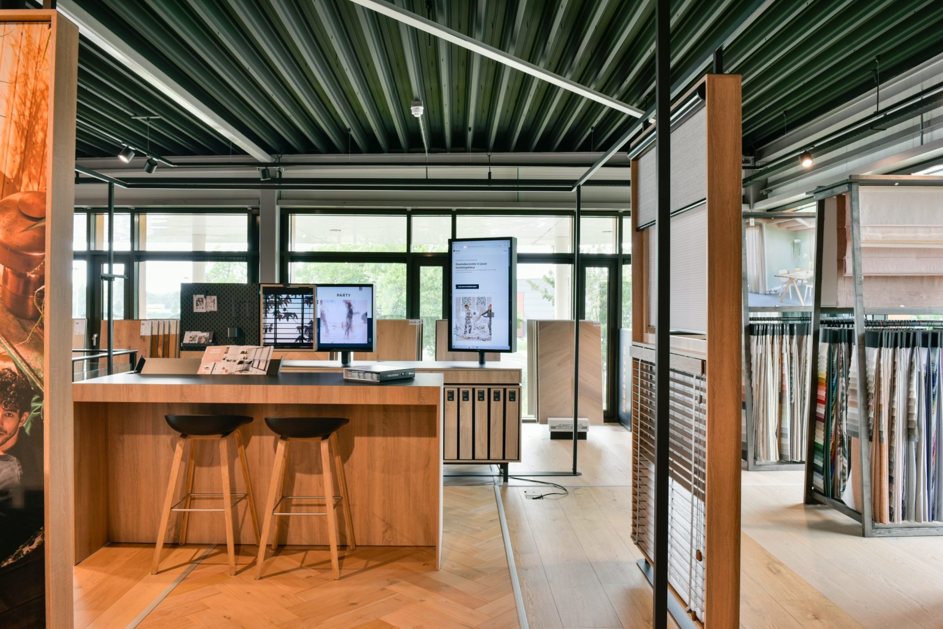 BeCe raamdecoratie presentatie premium dealer