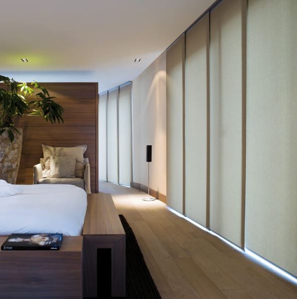 Paneelgordijnen voor een strakke uistraling