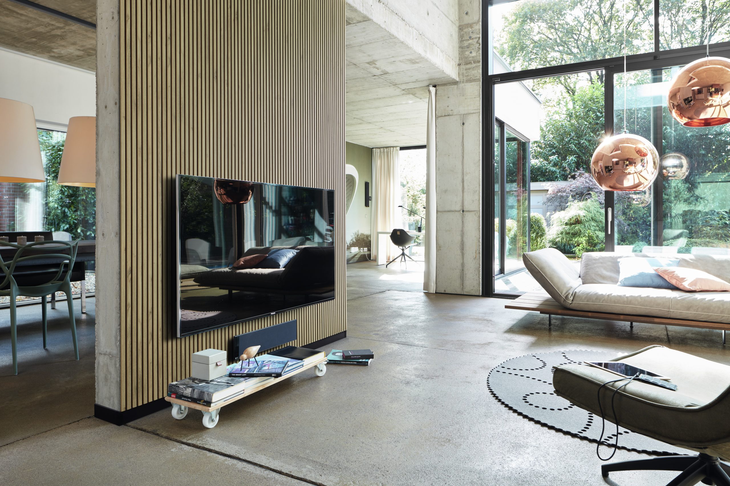 Wandpanelen - Heditex - Acoustic Sense - bruin - licht - woonkamer - 7030 Acoustic-Sense Ambiente R01 - liggend