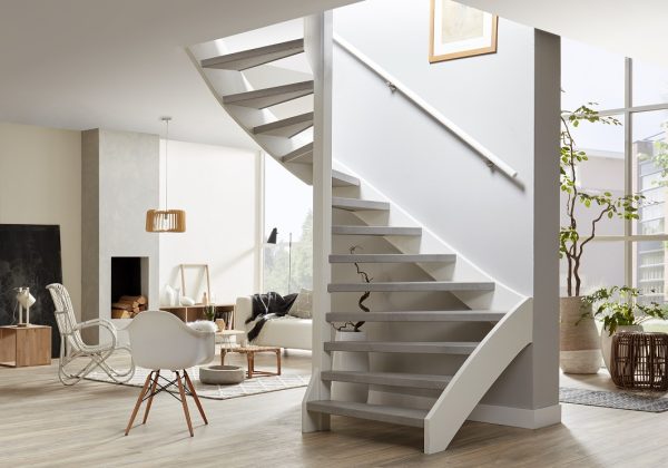 Traprenovatie betonlook