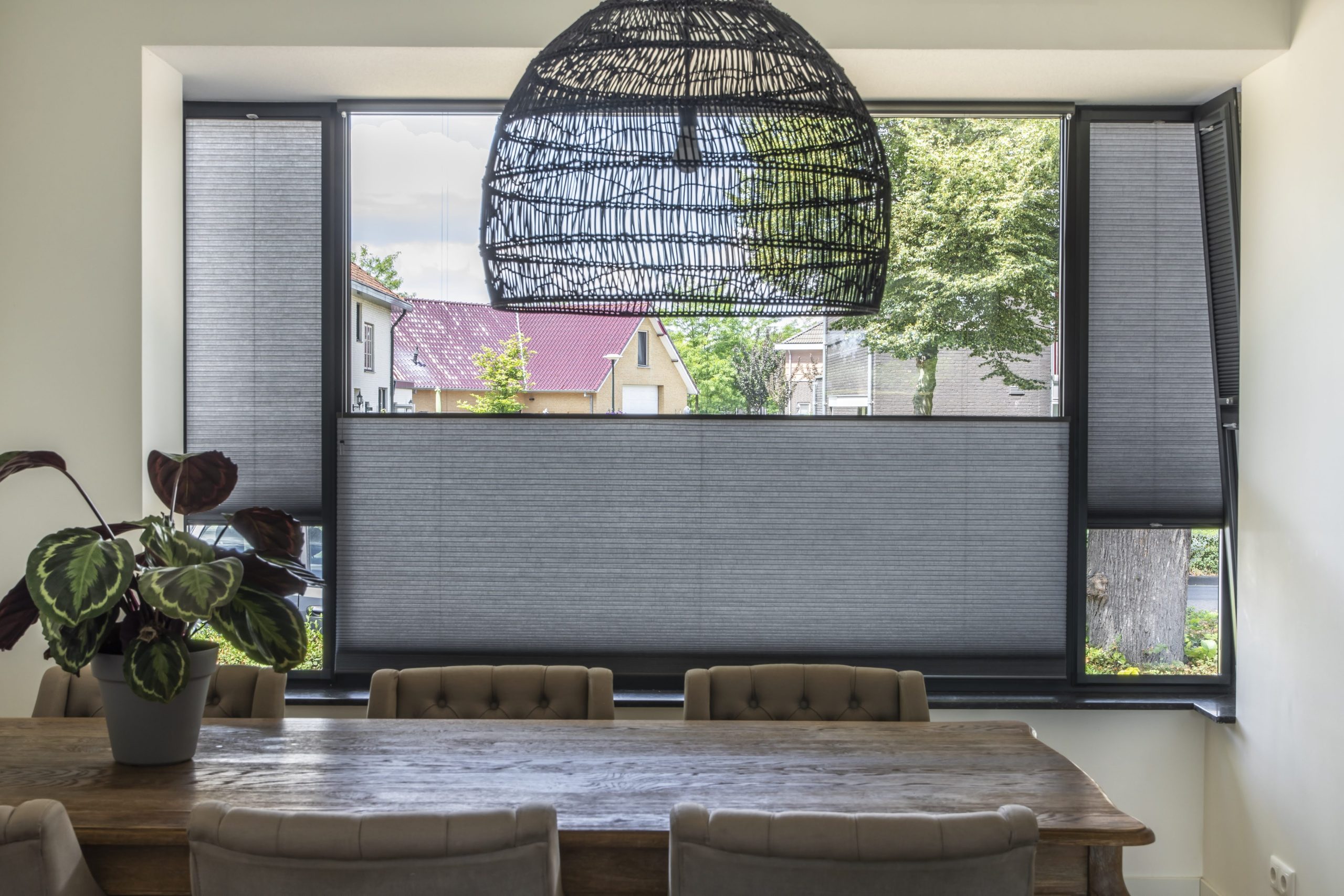 Zonnelux raamdecoratie bij de Woonspecialist