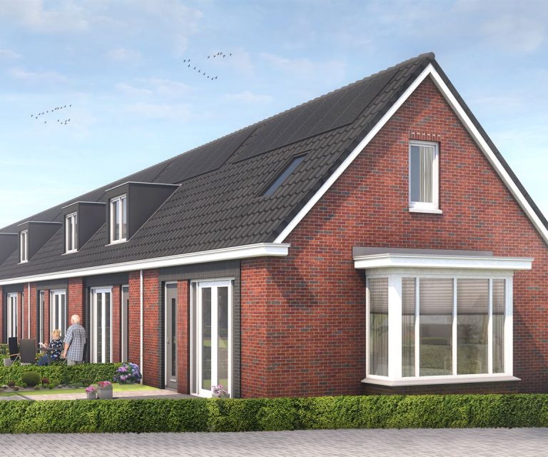 Het ontwerp van nieuwbouwproject De Pastorietuin in Stellendam