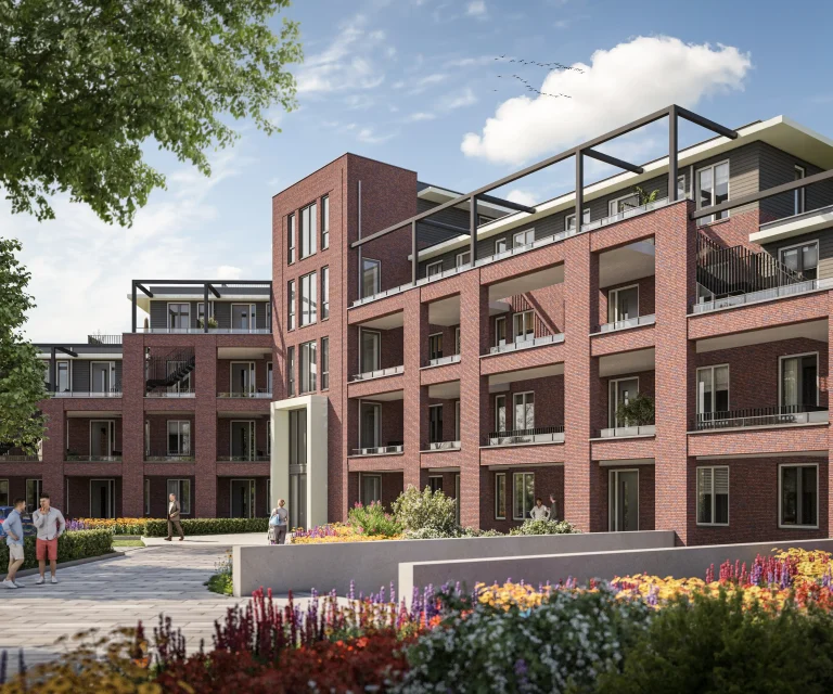 Het ontwerp van nieuwbouwproject Hofpoort in Ouddorp