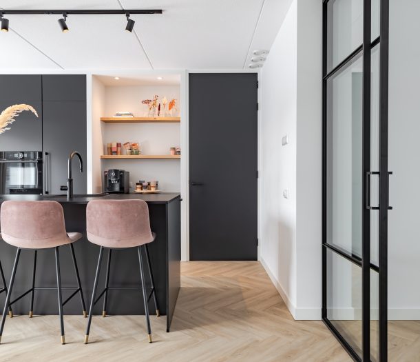 Vloer – pvc – therdex – licht – liggend – keuken – houtlook – visgraat