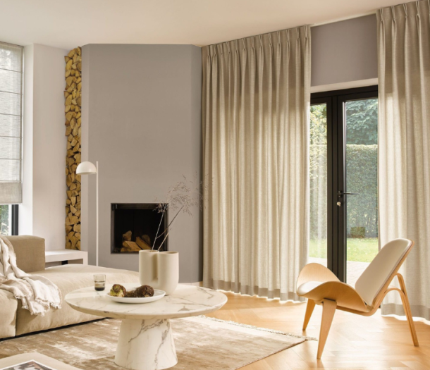 Gordijnen in de woonkamer
