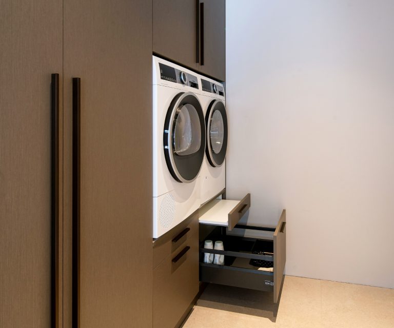 Wasmachinekast op maat bij De Woonspecialist