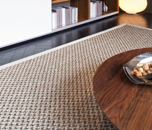 Sisal Trevi met katoen afwerking Sisal Trevi met katoen afwerking