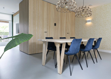 Eettafel in de woonkamer