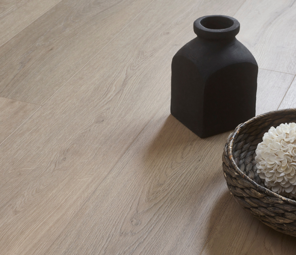 Close up van Coretec® vloeren in rechte plank