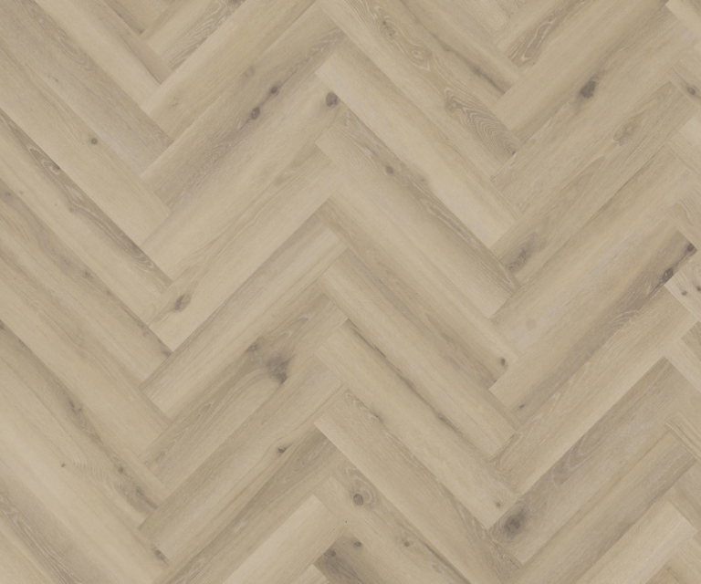Vels nutmeg pvc vloer visgraat