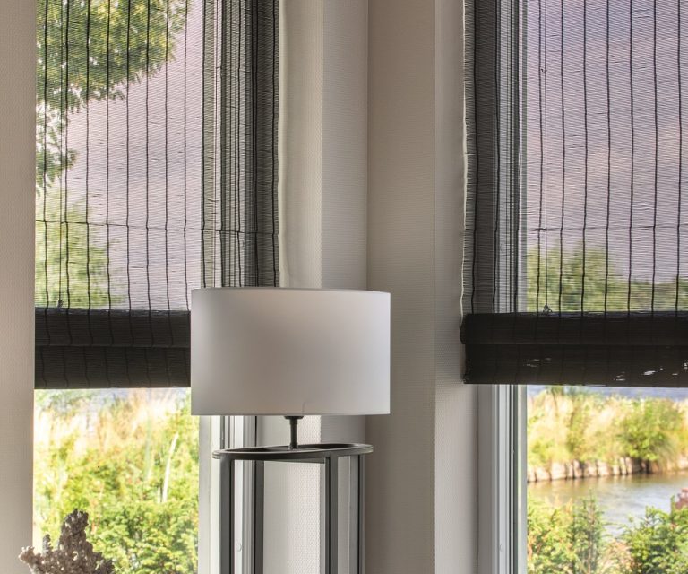 Geweven houten rolgordijnen van het merk Zonnelux