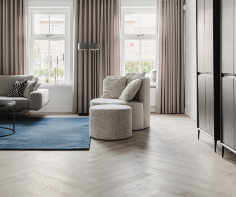 PVC-vloer Therdex in de woonkamer