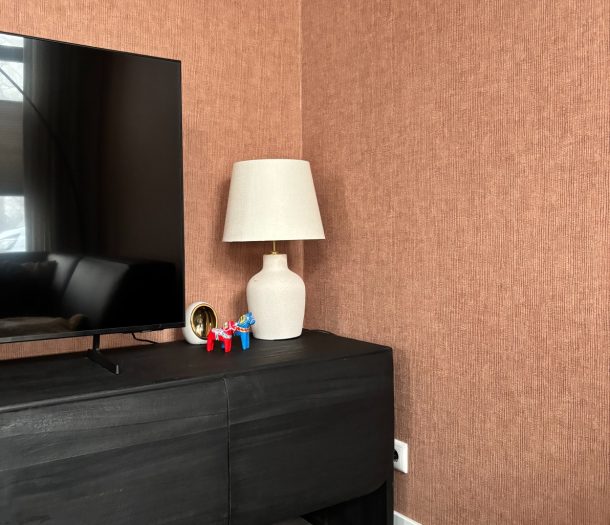 TV-kast op maat met Eijffinger Unify 333207 behang