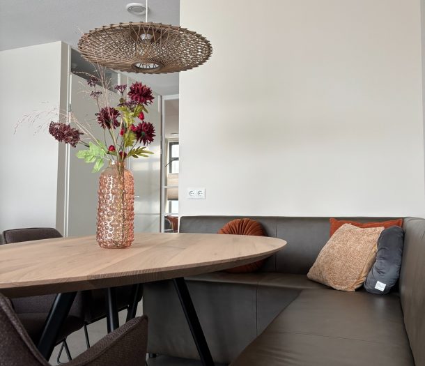 Keuken/eetkamer in Scandinavische eenvoud