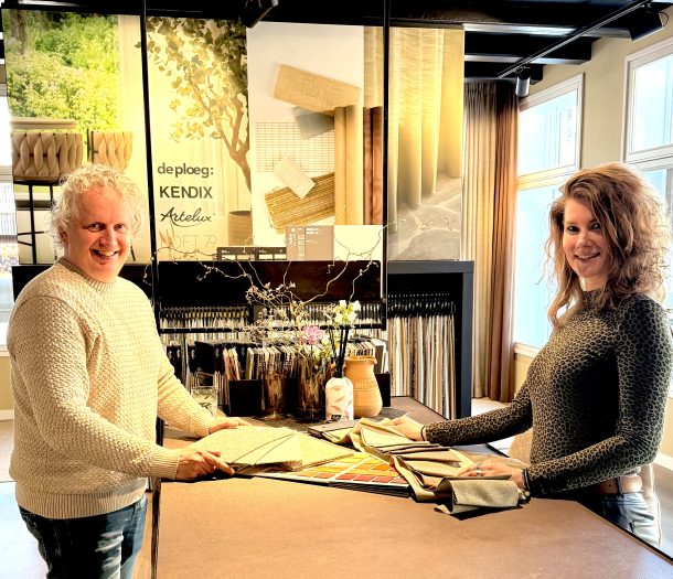 Ondernemersfoto Dirk met Jessica Boer – interieuradviseur