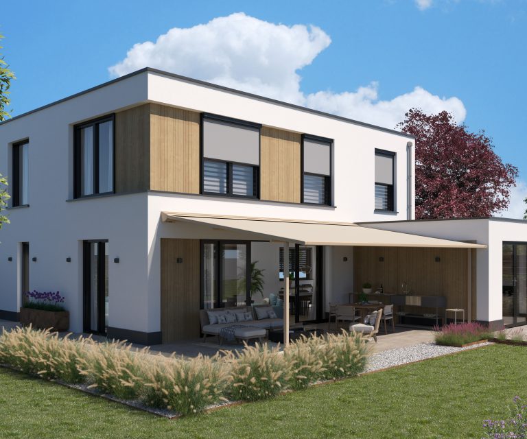 VIlla met terrasoverkapping