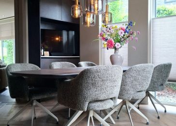 Buitink de Woonspecialist make-over in woning in Deventer eetkamer