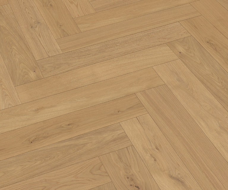 Lindura Eik Classic Pure Houten Visgraatvloer Detailfoto