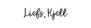 Blog handtekening Kjell