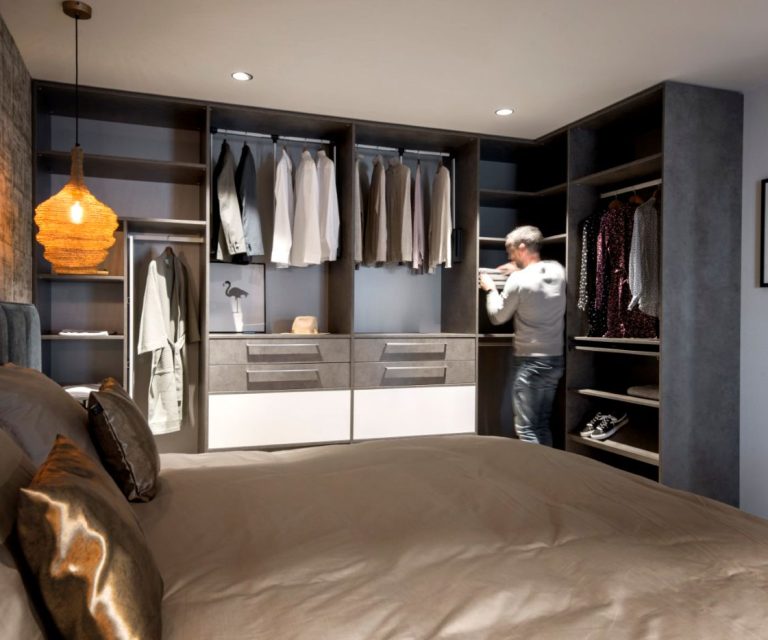 Kledingkast op maat allure in slaapkamer