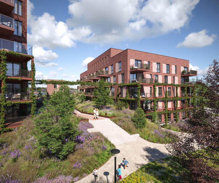 Projectfoto Springfield, 74 appartementen en 12 stadsvilla's